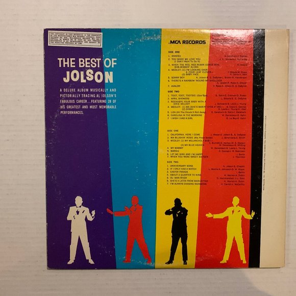 Al Jolson – The Best Of – 2x Vinyl LP Record - Picture 2 of 4